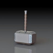mjolnir banco casa alcancía 3d print model - Mito3D