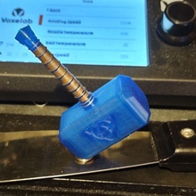 mjolnir fanart porte clés clé chaîne gousset Thor 3d print model - Mito3D