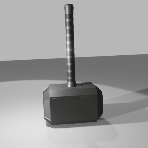 mjolnir thor's hammer thor superhero asgard god odin 3D print model - Mito3D