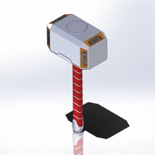 mjolnir di thor gioco 3d print model - Mito3D