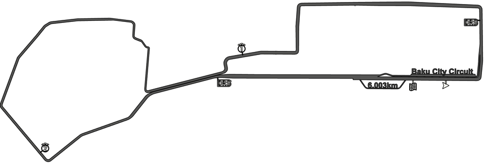 mjs2210 f1 estándar circuito 3d impresión carrera pista 2023 car carreras formula1 formula 1 fórmula 3d print model - Mito3D