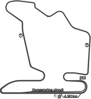 mjs2210 f1 hungaroring circuit 3d printing race track 2023 f1-car racing formula1 formula-1 formula 3d print model - Mito3D