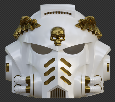 mk10 space marine helmet chapter master wearable spacemarine mkx 3d print model - Mito3D