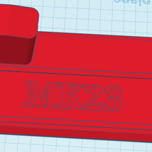 mk23 airsoft monitor estante soporte pistola 3d print model - Mito3D