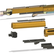 mk23 carbine kit - massive clean 3d print model - Mito3D