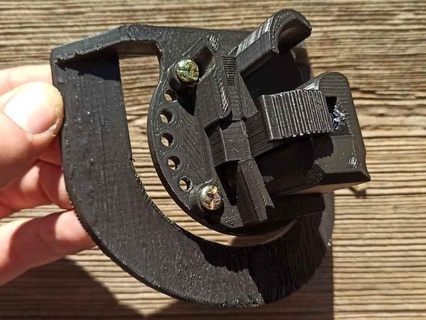 mk23 waist clip & molle attachment belt holster mk23holster socom stti sport outdoors 3d print model - Mito3D