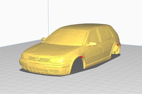 mk4 body rc car body mk4 golf vw body volkswagen rc car  3d print model - Mito3D