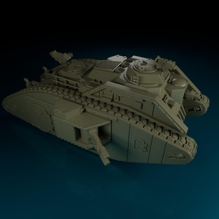 mk4 female 'land raider' oldhammer 2nd edition imperial guard kustom war hammer space marines proxy 3d print model - Mito3D