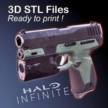 mk50 acolyte Halo infini gadget pistolet cosplay Maître chef soutenir vidéo Jeu 3d print model - Mito3D
