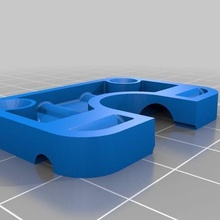 mk7 Filament Fahrt Block Extruder Makerbot Stiefbauer 3d print model - Mito3D