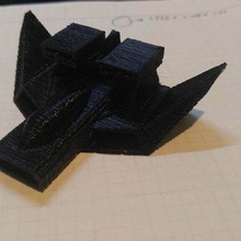 mki hız yapan uzay gemisi oyuncak 3d print model - Mito3D