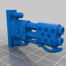 mkiib land raider flamestorm canhão jogo space marine warhammer 40k brinquedo de acessórios 3d print model - Mito3D