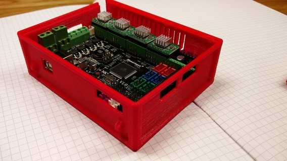 mks gen l v10 brainbox 3d printer accessory board brain cl-260 cnc controler housing makerbase accessories 3d print model - Mito3D