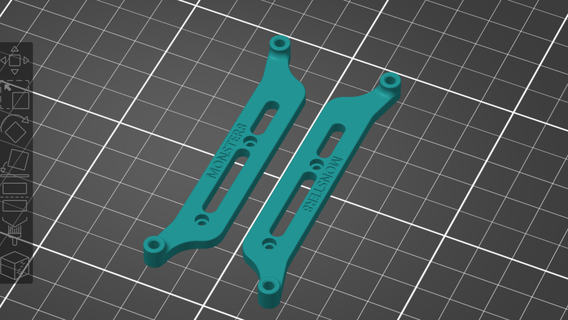 mks monster8 bracket set Tools monster voron 3d printer parts 3d print model - Mito3D