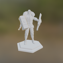 mlbb - tigreal dark guardian game mobile legends bang download sale hammer shield warrior 3d print model - Mito3D