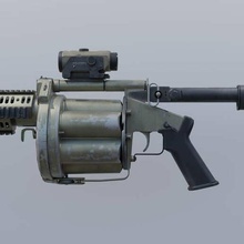 mlg-32 duty modern warfare 2019 call of cod grenade launcher gun guns mlg warzone weapon weapons video_games 3d print model - Mito3D