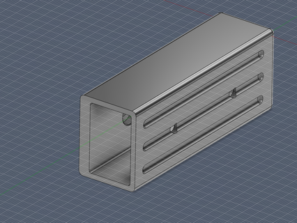 mlok battery case lipo airsoft 3d print model - Mito3D