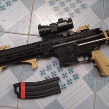 mlok handstop kag game gel blaster gun mod airsoft keymod 3d print model - Mito3D