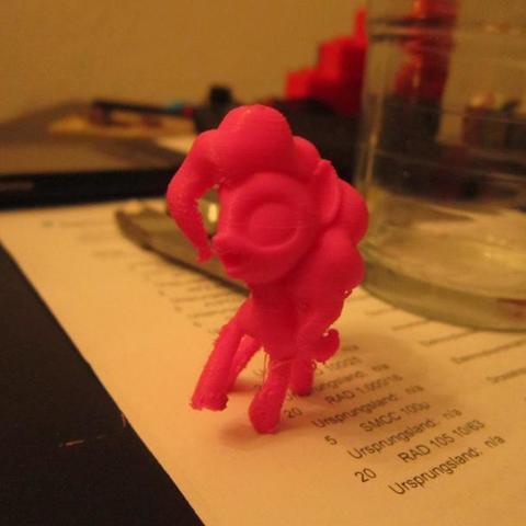 mlp fim - pinkie pie alternative pose game animals pony animal 3D print model - Mito3D