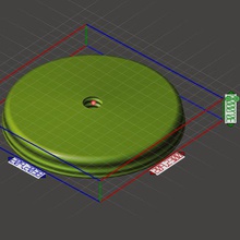 209 mm Basis-Stehlampe home 3d print model - Mito3D