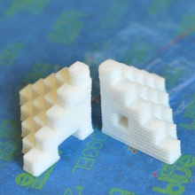 5mm calibration cube steps tool 3d printing tests testing supportless pyramid benchmark printer 3d print model - Mito3D