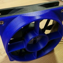 120-mm-Lüfter air flow optimizer rectifier Düse gadget Effizienz computer Luftstrom - Zubehör 3d print model - Mito3D