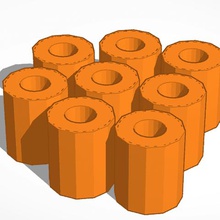 6mm de tubo neumático conectores herramienta 3d print model - Mito3D