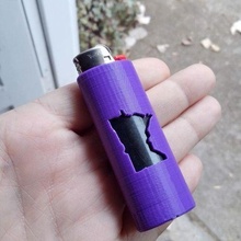 3D Printable Bic lighter case by Goodcat3d