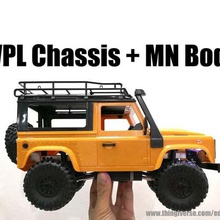 mn d90 cuerpo wpl rc chasis kit de conversión juego r c vehículos rastreador c14 crawler 3d print model - Mito3D