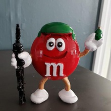 mnm soldat de l'armée divers drôle jouet bonbons 3d print model - Mito3D