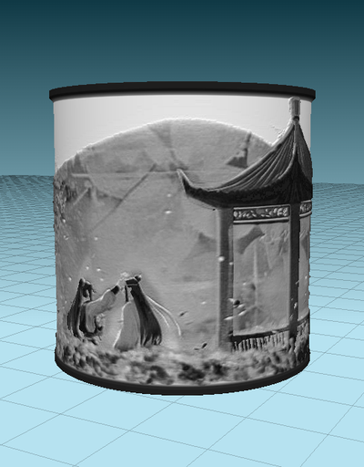 mo dao zu shi lampe accueil maison wei wuxien lan wangji grand maître of démoniaque cultivation anime chine manhua 3d print model - Mito3D