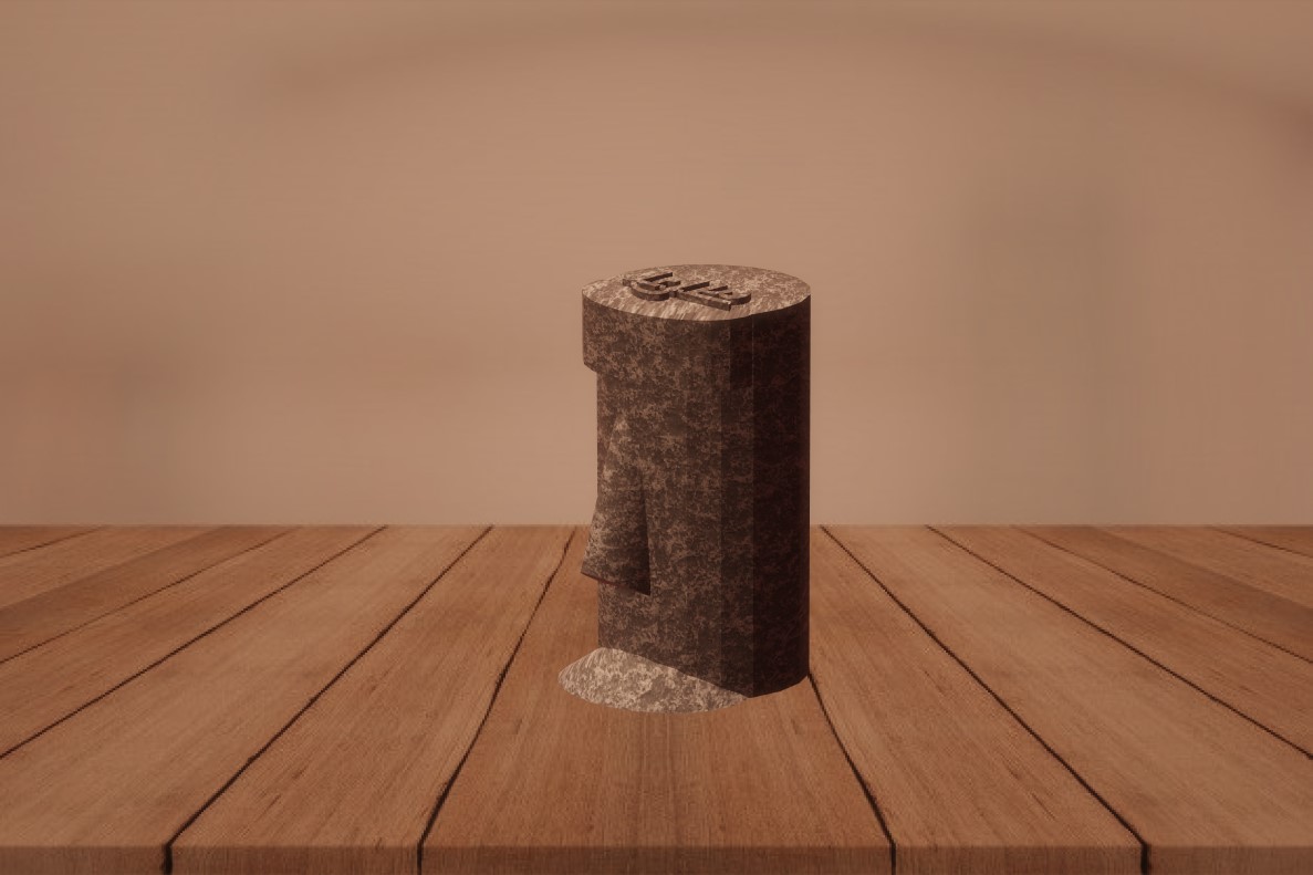 moai art 3D print model - Mito3D
