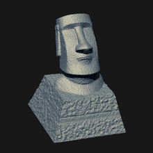 Moai klavye tuşu Sanat tuş takımı efsane Antik 3d print model - Mito3D