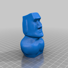 moai maestro naranja 3d print model - Mito3D