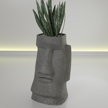 Moai tencere Kulp destek 39 Yaprak kaktüs doğa bitki örtüsü çiçek şekil Öz çanak vazo sulu ev eşyaları sofra takımı genel dekor heykel Bahçıvanlık 3d print model - Mito3D