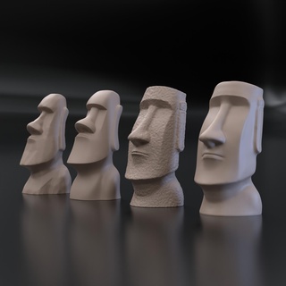 moai statue moai art statue Humain figures 3d print model - Mito3D