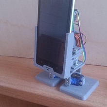 Mobbob Xperia Telefon Halter Unterstützung Batterie Fall Mantel Gadget Robotik 3d print model - Mito3D