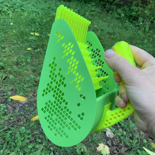 seyyar dut biçerdöver 3d Yazdır v2 orta boyut huckleberry toplayıcı Bahçe hileler basılı gadget Yabanmersini yaban mersini toplayıcılar toplama hasat orman 3D print model - Mito3D