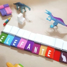 seyyar kitap harfler sayılar oyun didaktik kelimeler toplam çıkarmak 3d print model - Mito3D