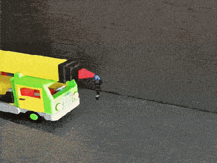 móvil grua juguete coche vehiculo pla camión niño fácil impresión coches ambulancia fuego policía 3d print model - Mito3D