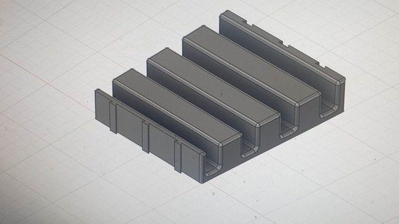 seyyar belge madencilik ayakta durmak 3d print model - Mito3D
