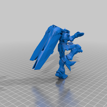 seyyar dövüşçü gundam poli Toplamak oyun model robotlar 3d print model - Mito3D