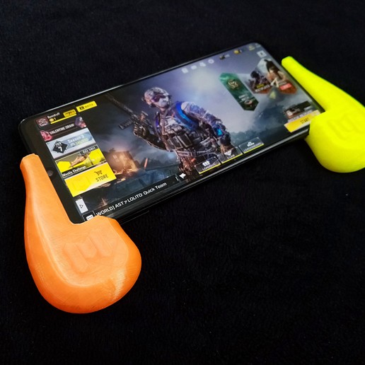 mobile gaming grip gadget telefono cellulare p30 huawei grep di gioco cod chiamata del dovere 3D print model - Mito3D