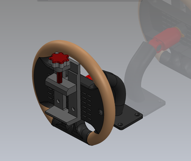 mobile volant joueur courses pro jeu Jeux course coureur Chariot pilotage roue téléphone portable voiture 3d impression impressions conception 3d print model - Mito3D