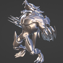 mobile legend roger cyborg werewolf 3d print model - Mito3D
