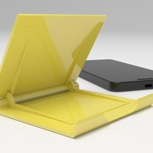 mobile phone holder adjustable foldable support tablet regilable folding 3d print model - Mito3D