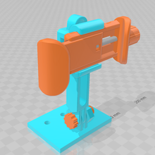 mobile phone holder tractor 3d print model - Mito3D