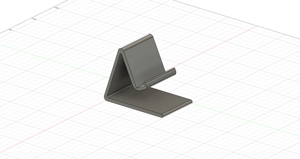 mobile phone stand unbranded 3d print model - Mito3D