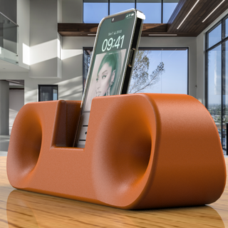 mobile sound amplifier music holder loud speaker 3d print model - Mito3D