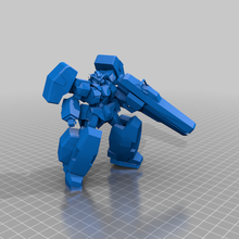 seyyar takım elbise gundam 00 Toplamak poli oyun model robotlar 3d print model - Mito3D